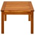 Mesa de centro de jardín madera maciza de acacia 90x50x36