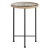 Mesa de comedor de vidrio templado y acero 55