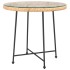Mesa de comedor de vidrio templado y acero Ø80