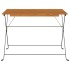 Mesa de cafetería plegable madera acacia y acero 100x54x71