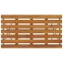 Mesa de cafetería plegable madera acacia y acero 100x54x71