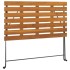 Mesa de cafetería plegable madera acacia y acero 100x54x71