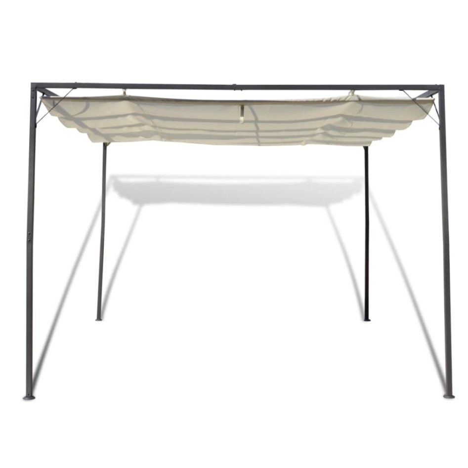 Cenador de jardín con tejado toldo