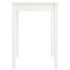 Mesa de comedor madera maciza de pino blanca 55x55x75