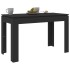 Mesa de comedor de madera contrachapada negro 120x60x76
