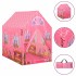 Tienda de juegos para niños con 250 bolas rosa 69x94x104