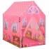 Tienda de juegos para niños con 250 bolas rosa 69x94x104