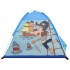 Tienda de juegos para niños con 250 bolas azul 120x120x90