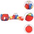 Tienda de juego de niños con 250 bolas multicolor 190x264x90