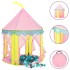 Tienda de juegos para niños con 250 bolas rosa 100x100x127