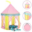 Tienda de juegos para niños con 250 bolas rosa 100x100x127 cm