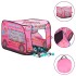 Tienda de juegos para niños con 250 bolas rosa 70x112x70