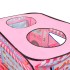 Tienda de juegos para niños con 250 bolas rosa 70x112x70