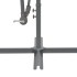 Sombrilla voladiza con poste de aluminio negra 300