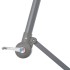 Sombrilla voladiza con poste de aluminio negra 300