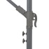 Sombrilla voladiza con poste de aluminio negra 300