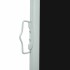 Toldo lateral retráctil de jardín negro 100x300