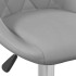 Taburete de cocina de terciopelo gris