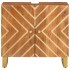 Mueble para lavabo de baño madera maciza mango marrón y
