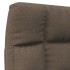 Tumbona de suelo plegable de tela gris