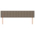 Cabeceros 2 unidades tela gris taupe 80x5x78/88