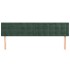 Cabeceros 2 unidades de terciopelo verde oscuro 90x5x78/88