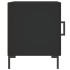 Mesitas de noche 2 uds madera de ingeniería negro 40x40x50