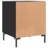 Mesitas de noche 2 uds madera de ingeniería negro 40x40x50