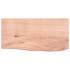 Encimera baño madera maciza tratada marrón claro 60x30x(2-6)