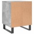 Mesitas noche 2 uds madera ingeniería gris hormigón 40x35x50