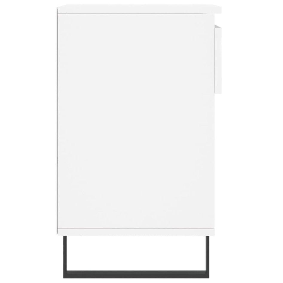 Mueble zapatero madera contrachapada blanco 102x36x60