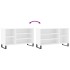 Mueble zapatero madera contrachapada blanco 102x36x60