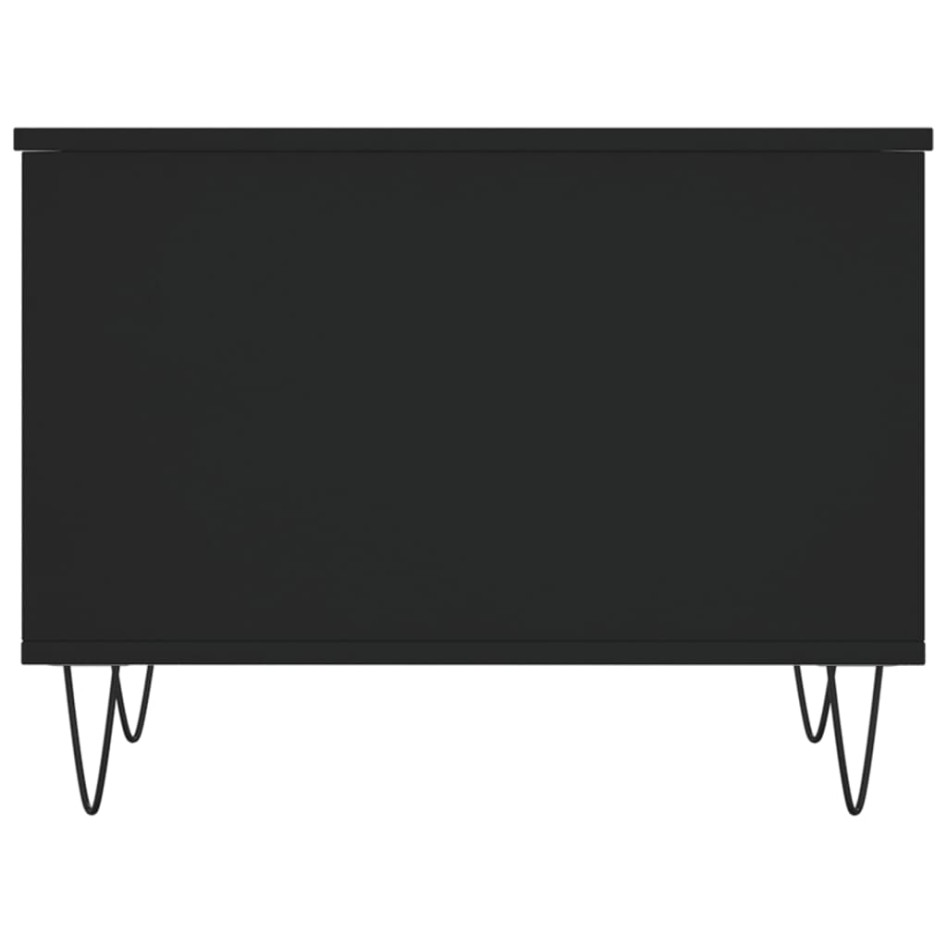 Mesa de centro madera contrachapada negro 60x44,5x45