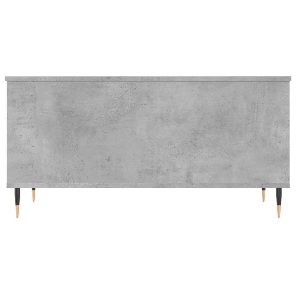 Mesa de centro madera contrachapada gris hormigón 90x44,5x45