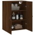 Armario de pared madera ingeniería roble marrón 69,5x34x90
