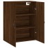 Armario de pared madera ingeniería roble marrón 69,5x34x90
