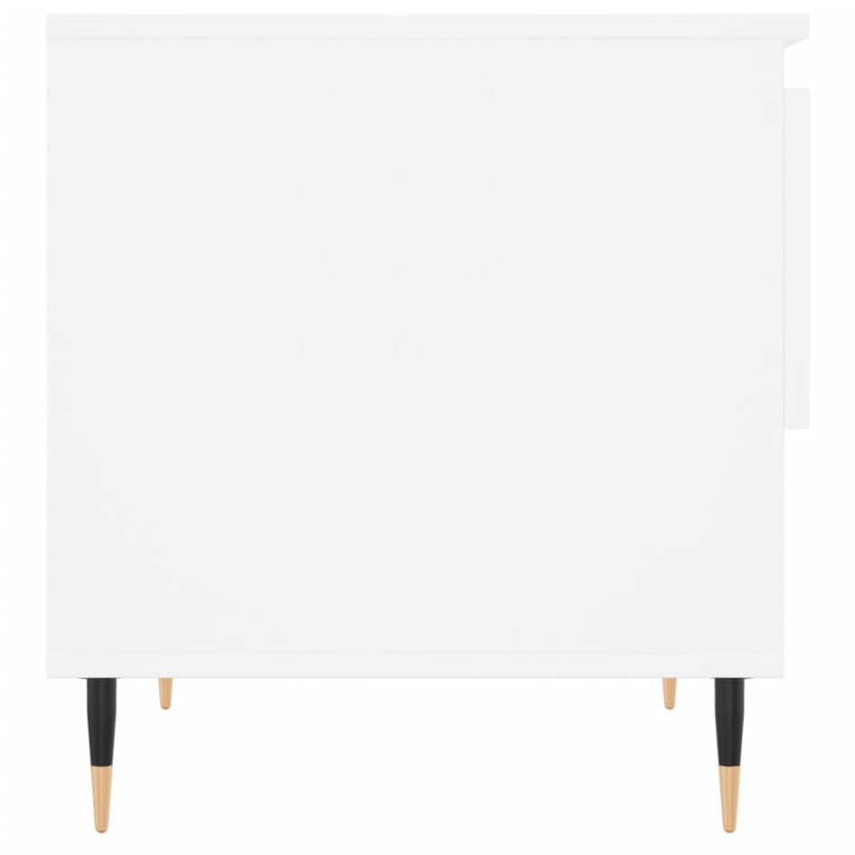 Mesas de centro 2 uds madera de ingeniería blanco 50x46x50