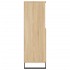 Aparador alto madera contrachapada color roble 60x36x110
