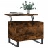 Mesa de centro madera contrachapada roble ahumado 60x44,5x45
