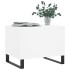 Mesa de centro madera contrachapada blanco 60x44,5x45