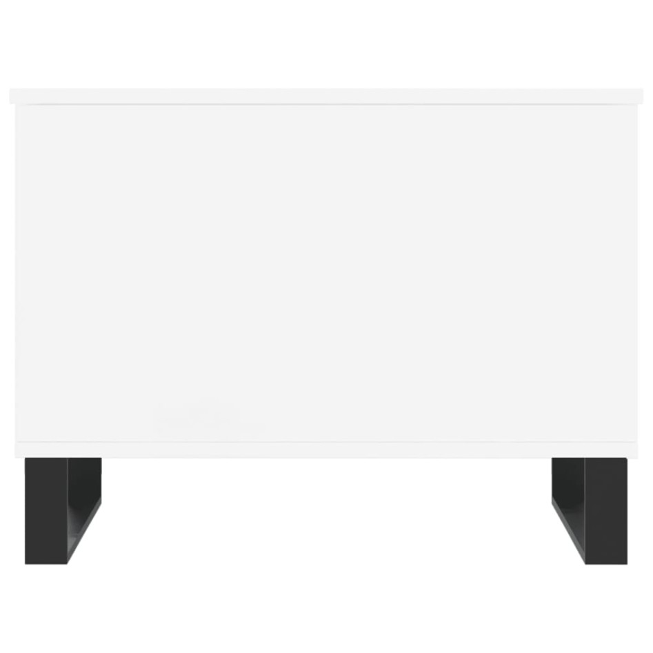 Mesa de centro madera contrachapada blanco 60x44,5x45