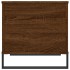 Mesa de centro madera contrachapada roble marrón 60x44,5x45