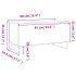 Mesa de centro madera contrachapada blanco 90x44,5x45