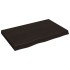 Encimera baño madera maciza tratada marrón oscuro 80x60x2