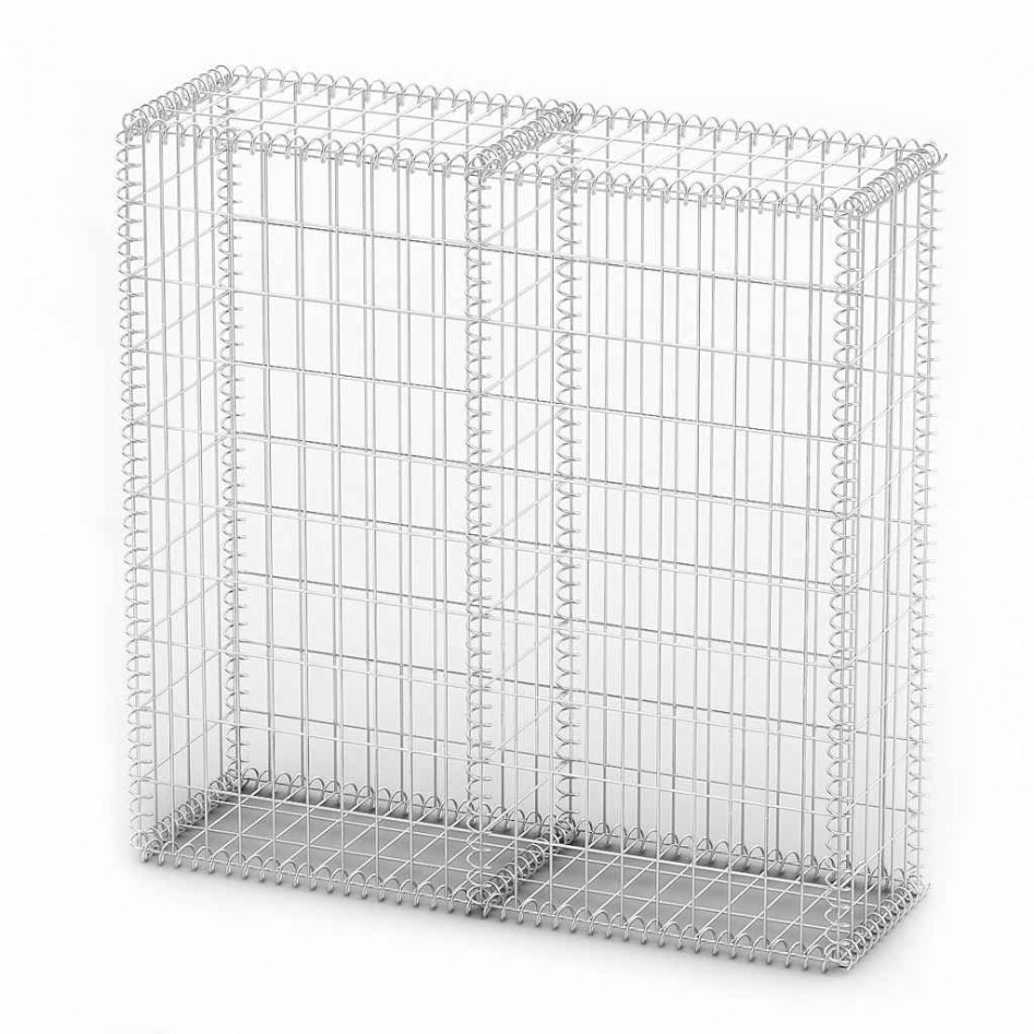 Cesta para muro de gaviones de alambre galvanizado