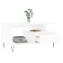 Mesa de centro madera contrachapada blanca 90x49x45