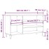 Mueble zapatero madera contrachapada roble Sonoma 102x36x60