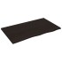 Encimera baño madera maciza tratada marrón oscuro 100x60x2