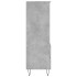 Aparador alto madera contrachapada gris hormigón 40x36x110