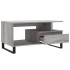 Mesa de centro madera contrachapada gris Sonoma 90x49x45